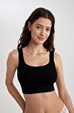 DeFacto Fall in Love Kapsız Pedsiz Seamless Bra B0907AX24SPBK27