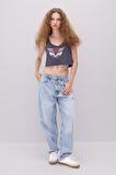 DeFacto Loose Fit Baskılı U Yaka Atlet D3595AX24HSAR191