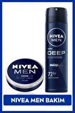Nivea MEN Erkek Sprey Deodorant Deep Dimension 150ml ve Nemlendirici Erkek Bakım Kremi 75ml