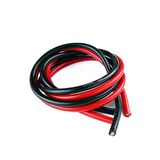12 AWG 1 Metre Siyah ve Kırmızı Silikon Kablo
