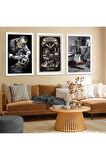 Zevahir 40x60 cm 3 Adet Dini Dua Kanvas Tablo