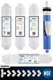 Kapalı Kasa Su Arıtma Cihazı 5li Filtresi 80 GPD AquaFlo Membranlı Set (KK-5-SET-A)