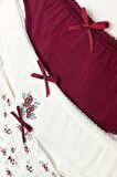 3'lü Ekonomik Paket Feel 2702 Pamuklu Basic Desenli String Külot