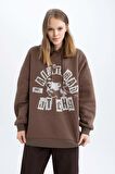 DeFacto Coool Tupac Oversize Fit Kapüşonlu Sweatshirt A0636AX23SPBN322