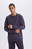 DeFactoFit Standart Fit Bisiklet Yaka Kalın Sporcu Sweatshirt Y4531AZ24AUPR467