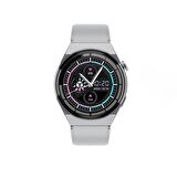 Winex 2023 Watch GT3 Max Android İos HarmonyOs Uyumlu Akıllı Saat Gümüş