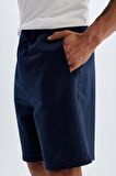 DeFactoFit Standart Fit Sporcu Basic Düz Kısa Paça Şort C0427AX24SMNV146