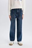 DeFacto Erkek Çocuk Wide Leg Düz Paça Jean Pantolon D6817A825SPNM34