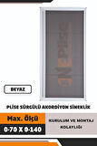 Pileli Sürgülü Pencere Sinekliği (ölçü Aralıgı : 0,70 Cm Genişlik X 0,140 Cm