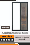 Pileli Sürgülü Pencere Sinekliği (ölçü Aralıgı : 0,70 Cm Genişlik X 0,140 Cm