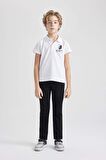 DeFacto Erkek Çocuk 23 Nisan Çocuk Bayramı Straight Fit Standart Paça Basic Düz Jean Pantolon B5445A824SMNM40