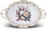 Karaca Buket Melamin Oval Tepsi 47 Cm Renkli