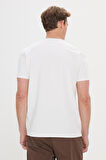 Altınyıldız Classics Beyaz Erkek T-Shirt 4A4824200003
