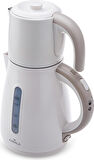 Karaca Daystar Çelik Demlikli 2 In 1 Çay Makinesi Ve Su Isıtıcı Kettle Latte