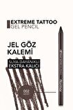 Flormar Suya Dayanıklı Jel Göz Kalemi (KOYU KAHVE) - Extreme Tattoo Gel Pencil - 002 Walnut - 8682536028844
