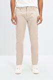 DeFacto Chino Kanvas Pantolon Slim Fit Dar Kesim Pamuklu Esnek Dar Paça C9441AX24AUBG170