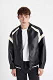 DeFacto Regular Fit Kolej Yaka Bomber Fermuarlı Mevsimlik Hafif Mont C5844AX25SPBK27