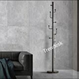 Modern Metal Beyaz Ayaklı Askılık Elbise Askısı 1053-CN