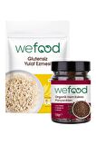 Wefood Glutensiz Yulaf Ezmesi 300 gr + Organik Ham Kakao Parçacıkları 150 gr