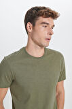 Altınyıldız Classics Haki Erkek T-Shirt 4A4824200050
