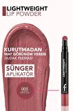 Flormar Lightweight Yarı Transparan & Mat Bitişli Nemlendirici Dudak Pudrası