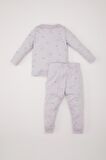 DeFacto Kız Bebek Pijama Takımı Tavşan Baskılı Uzun Kollu Üst Beli Lastikli Uzun Alt D7163A524WNPR305