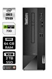 Lenovo NEO 50S i3 12100 64GB RAM 2TB SSD GT730/4GB FDOS 11SX002VTX MASAÜSTÜ PC & PER4 BELLEK