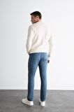 DeFacto Chino Kanvas Pantolon Slim Fit Dar Kesim Pamuklu Esnek Dar Paça C9441AX24AUIN264