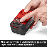 Original Einhell 5.2 Ah Plus Akü Power X-Change (Li-Ion Akü, 18 V, 5.2 Ah, Tüm Power X-Change cihazları ile uyumlu) - 4511437