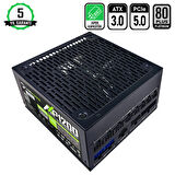 GamePower AXP-1200 14CM 80+ Platinum ATX3.0 PCI-E5.0 1200W Power Supply - 5 Yıl Garantili