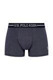 U.S. Polo Assn. Erkek 3 Lü Boxer Set Lacivert