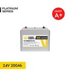 24V 200Ah LiFePO4 Platinum Series Bluetooth'lu Lityum Demir Fosfat Akü 