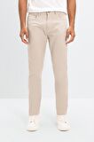 DeFacto Chino Kanvas Pantolon Slim Fit Dar Kesim Pamuklu Esnek Dar Paça C9441AX24AUBG170