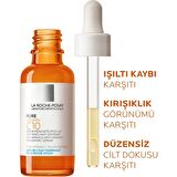 La Roche Posay Pure Vitamin C 10 Yaşlanma Karşıtı 30 Yaş + Gece-Gündüz Yüz ve Boyun Serumu 30 ml 