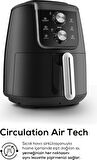 Karaca Air Pro Cook Manuel Xl Airfryer Black 4 Kişilik