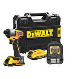 Dewalt DCF840D2T 18V 2.0AH Li-ion Kompakt Kömürsüz Çift Akülü Darbeli Tornavida