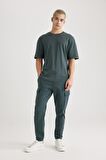 DeFacto Comfort Regular Fit Rahat Kalıp Bisiklet Yaka Baskılı Kısa Kollu Ağır Kumaş Tişört B4221AX24SPGN1082