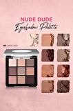 Flormar Mat & Işıltılı Kremsi Far Paleti - Eye Shadow Palette - 005 Nude Dude- 8682536048477
