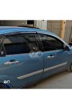 Ford Focus 1  Krom Cam Çıtası 4 Prç. 1998-2005 Arası Paslanmaz Çelik