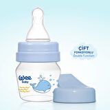 Wee Baby Mini PP Alıştırma Bardağı Seti 30 Ml Mavi
