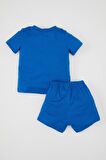 DeFacto Erkek Bebek Pijama Takımı Superman Penye Kısa Kollu Üst Şort C5204A524HSBE64
