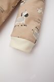 DeFacto Erkek Bebek Yenidoğan Zebra Desenli Uzun Kollu Tulum D4134A524WNBG390