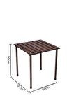 BAG THE JOY AHŞAP KATLANIR MASA SANDALYE SETİ – 50*50*50cm ANTRASİT - LACİVERT