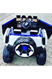 Hummer Jeeb! 12v, Kauçuk Lastik 4x4, Bluetooth Müzik, Yan Bagaj, Telsiz, Tepe Lambali Akülü Araba!