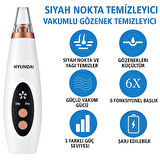 Hyundai Vakumlu Siyah Nokta Temizleyici – 6 Başlık, Güçlü Vakum, Şarjlı  6 Başlıklı