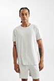 DeFactoFit Standart Fit Bisiklet Yaka Sporcu Kısa Kollu Tişört C9175AX24AUGR493