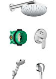 Hansgrohe Vernis Blend Ankastre Banyo Seti