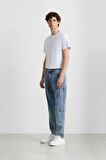 DeFacto %100 Pamuk Relax Fit Rahat Kesim Geniş Paça Jean Pantolon D8779AX24AUNM39