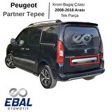 Peugeot Partner Tepee Krom Bagaj Çıtası 2008 ve üzeri P.Çelik