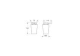 VitrA Eternity A4432057 Sıvı Sabunluk, Krom-Beyaz